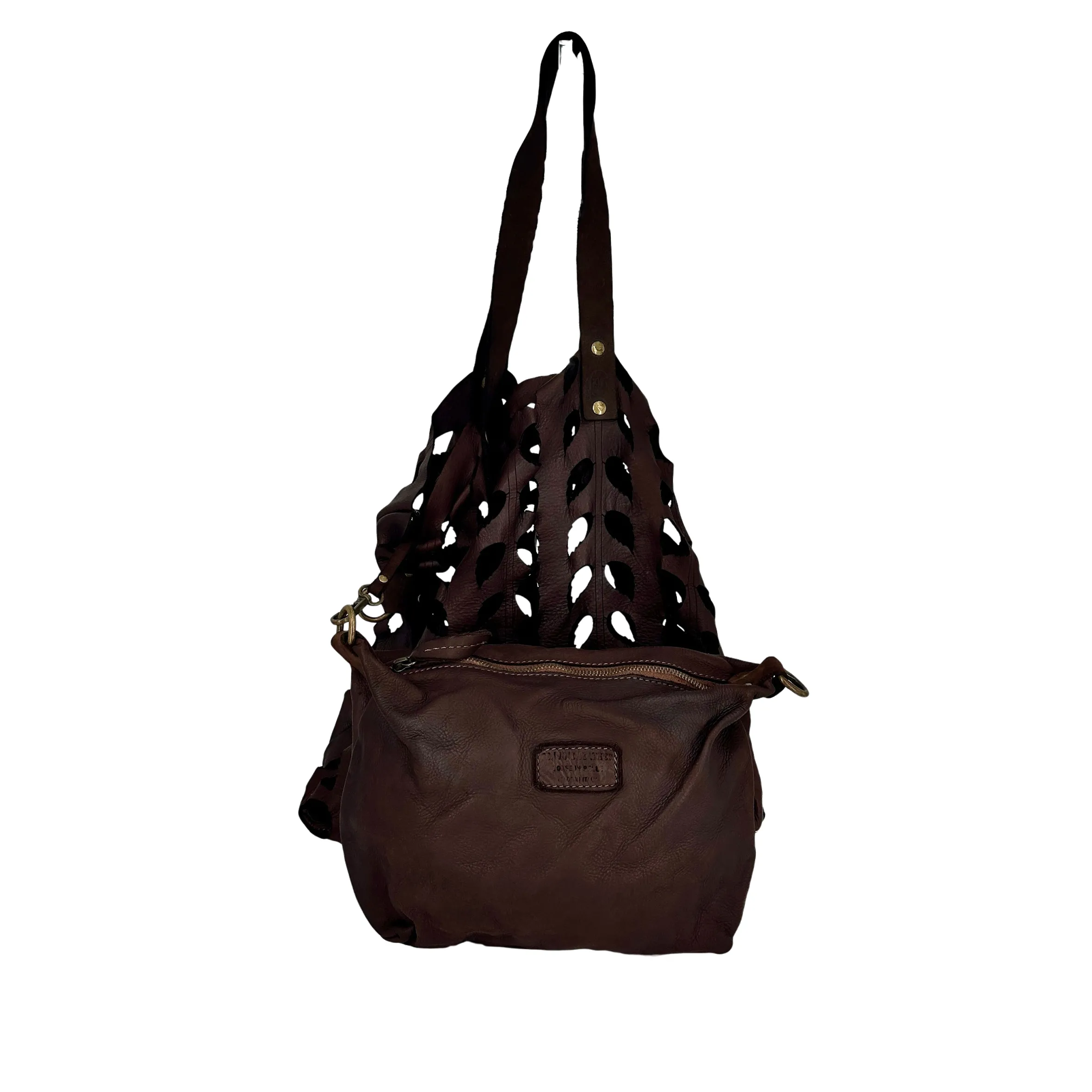 Scarpe di Maremma Africa Shopper Laserata*Donna Borse Morbide