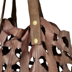 Scarpe di Maremma Africa Shopper Laserata*Donna Borse Morbide