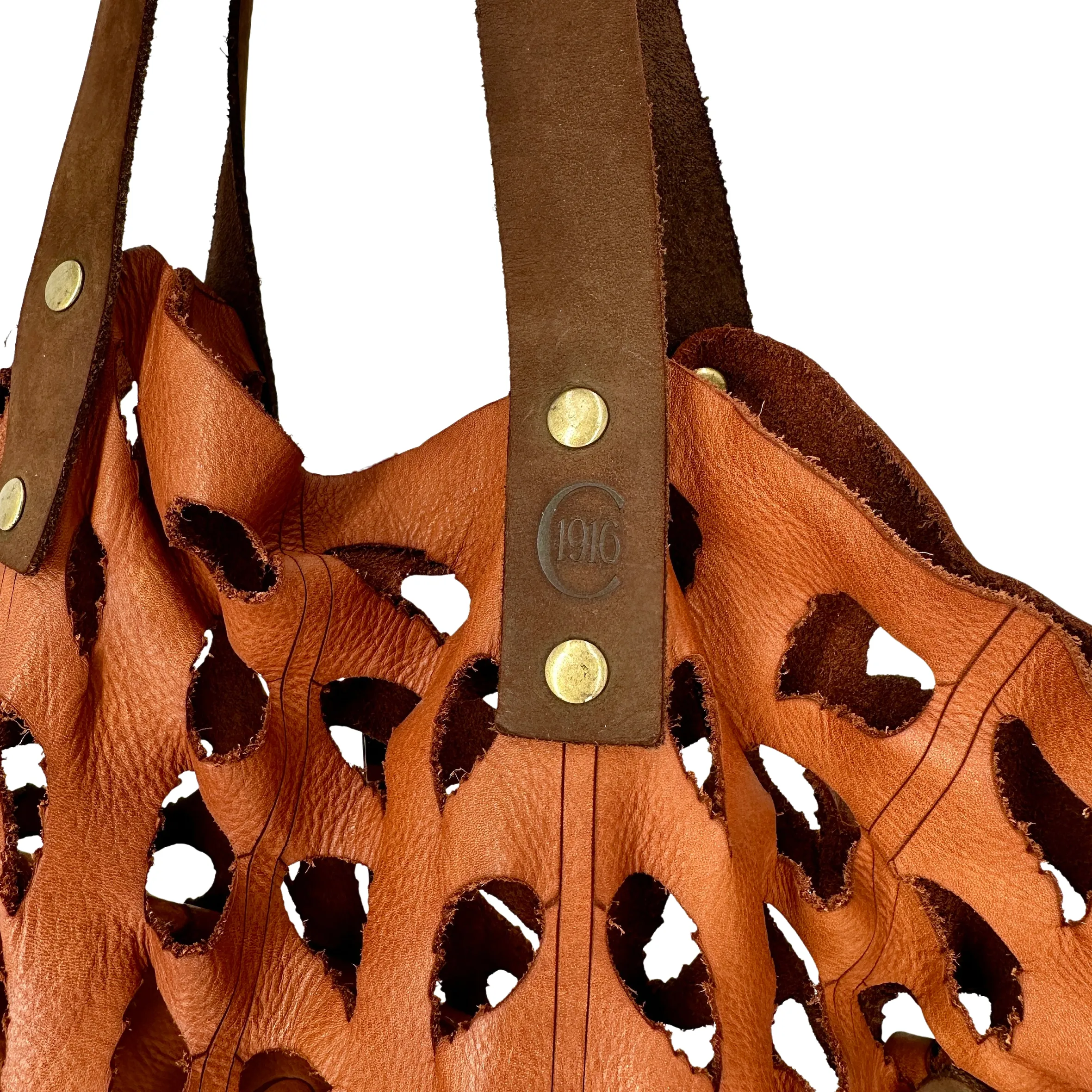 Scarpe di Maremma Africa Shopper Laserata*Donna Borse Morbide