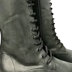 Scarpe di Maremma Anfibio Alto Artigianale Nero*Donna Stivali