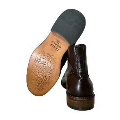 Scarpe di Maremma Anfibio Artigianale In Bufalo Testa Di Moro*Uomo Stivaletti