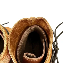 Scarpe di Maremma Anfibio Artigianale In Pelle Tuffata Cuoio Camarri 1916*Donna Stivali