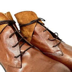 Scarpe di Maremma Anfibio Artigianale In Pelle Tuffata Cuoio Camarri 1916*Donna Stivali