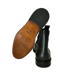 Scarpe di Maremma Anfibio Artigianale Nero*Uomo Stivaletti