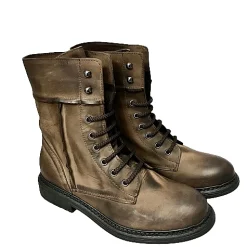 Scarpe di Maremma Anfibio Artigianale Testa Di Moro*Donna Stivali