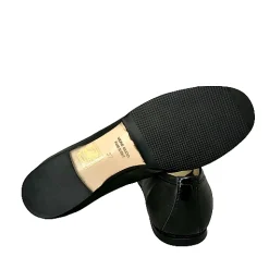 Scarpe di Maremma Ballerina In Pelle Nera Con Punta Vernice*Donna Ballerine