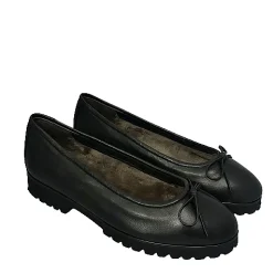 Scarpe di Maremma Ballerina In Pelle Nera Foderata Di Agnello*Donna Ballerine