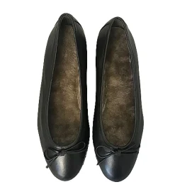 Scarpe di Maremma Ballerina In Pelle Nera Foderata Di Agnello*Donna Ballerine
