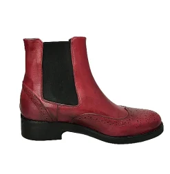 Scarpe di Maremma Beatles Artigianale In Pelle Color Vino*Donna Tronchetti