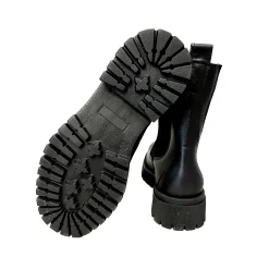 Scarpe di Maremma Beatles Artigianale In Pelle Nera*Donna Stivali