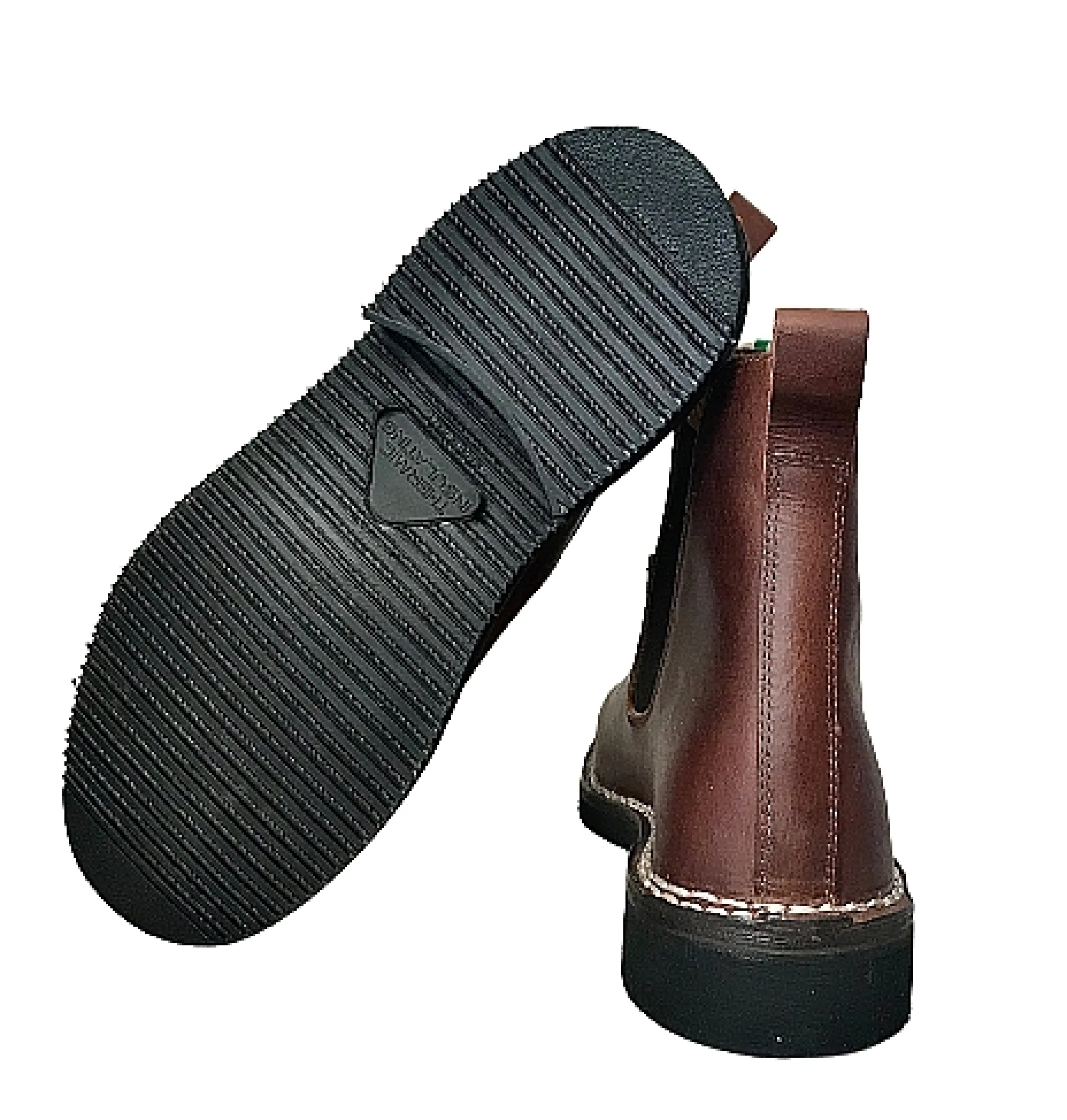 Scarpe di Maremma Beatles Artigianale Marrone In Pelle Ingrassata*Uomo Stivaletti