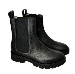 Scarpe di Maremma Beatles Nero In Pelle Di Vitello*Donna Stivali