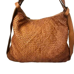 Scarpe di Maremma Borsa / Zaino Artigianale Intrecciato A Mano*Donna Zaini