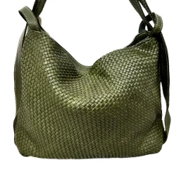 Scarpe di Maremma Borsa / Zaino Artigianale Intrecciato A Mano*Donna Zaini