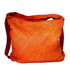 Scarpe di Maremma Borsa / Zaino Artigianale Intrecciato A Mano*Donna Zaini