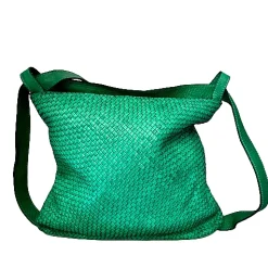 Scarpe di Maremma Borsa / Zaino Artigianale Intrecciato A Mano*Donna Zaini
