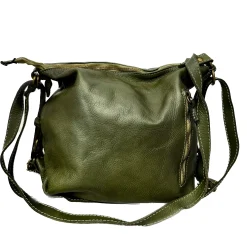 Scarpe di Maremma Borsa / Zaino Lavato Artigianale Con Tasca*Donna Borse Morbide