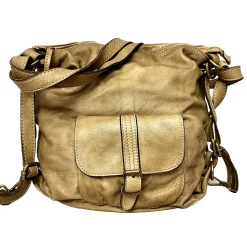 Scarpe di Maremma Borsa / Zaino Lavato Artigianale Con Tasca*Donna Borse Morbide