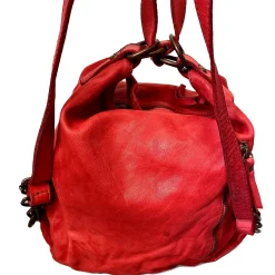 Scarpe di Maremma Borsa / Zaino Lavato Artigianale Con Tasca*Donna Borse Morbide