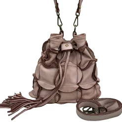 Scarpe di Maremma Borsa A Secchiello Decorata In Rilievo*Donna Borse Morbide