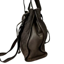 Scarpe di Maremma Borsa A Secchiello In Pelle Intrecciata Due Spallacci*Donna Borse Morbide