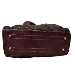 Scarpe di Maremma Borsa A Secchiello In Pelle Intrecciata Due Spallacci*Donna Borse Morbide