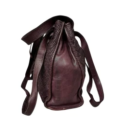 Scarpe di Maremma Borsa A Secchiello In Pelle Intrecciata Due Spallacci*Donna Borse Morbide