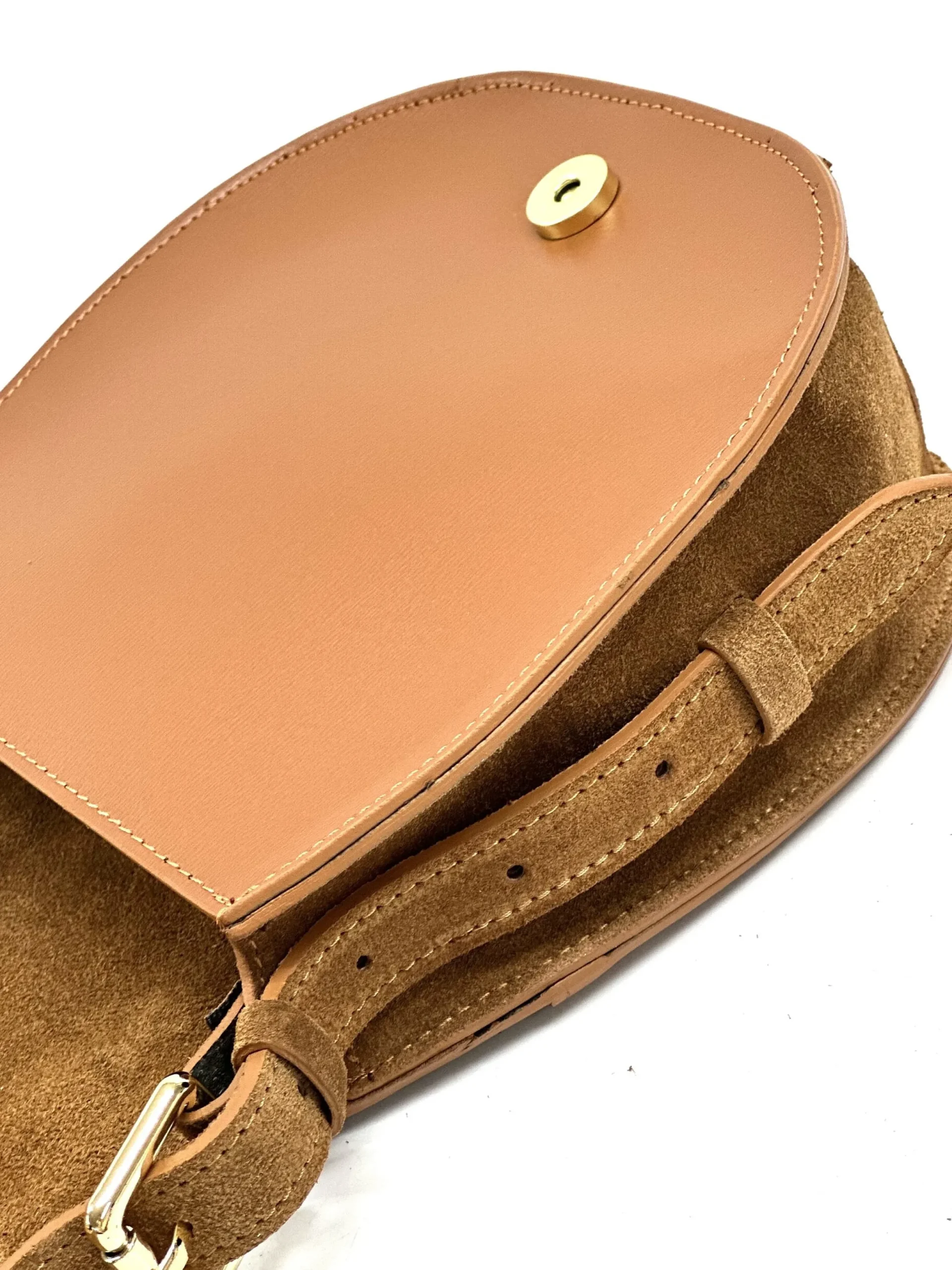 Scarpe di Maremma Borsa A Tracolla In Camoscio Con Trecce*Donna Borse Rigide