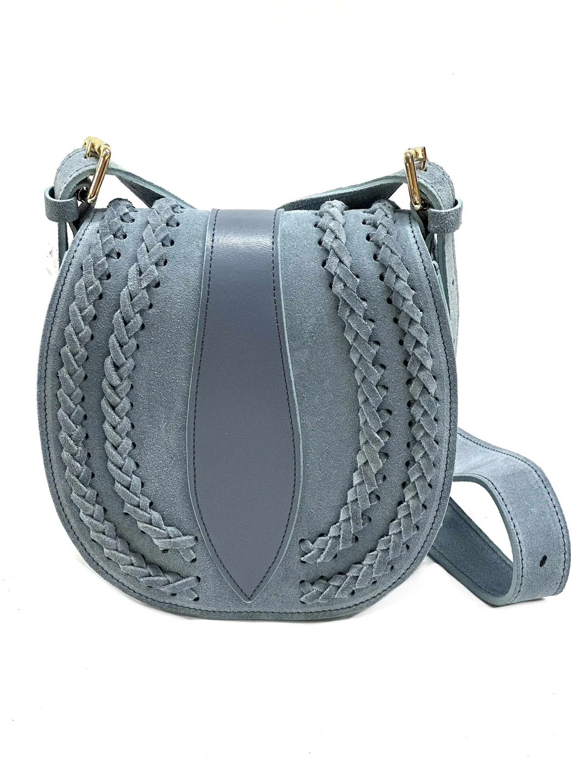 Scarpe di Maremma Borsa A Tracolla In Camoscio Con Trecce*Donna Borse Rigide