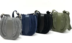 Scarpe di Maremma Borsa A Tracolla In Camoscio Con Trecce*Donna Borse Rigide