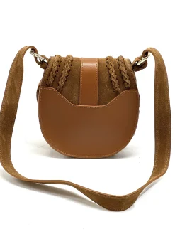 Scarpe di Maremma Borsa A Tracolla In Camoscio Con Trecce*Donna Borse Rigide