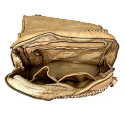 Scarpe di Maremma Borsa Artigianale A Tracolla In Pelle Intrecciata Big*Donna Borse Morbide