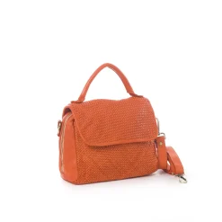 Scarpe di Maremma Borsa Artigianale A Tracolla In Pelle Intrecciata Big*Donna Borse Morbide
