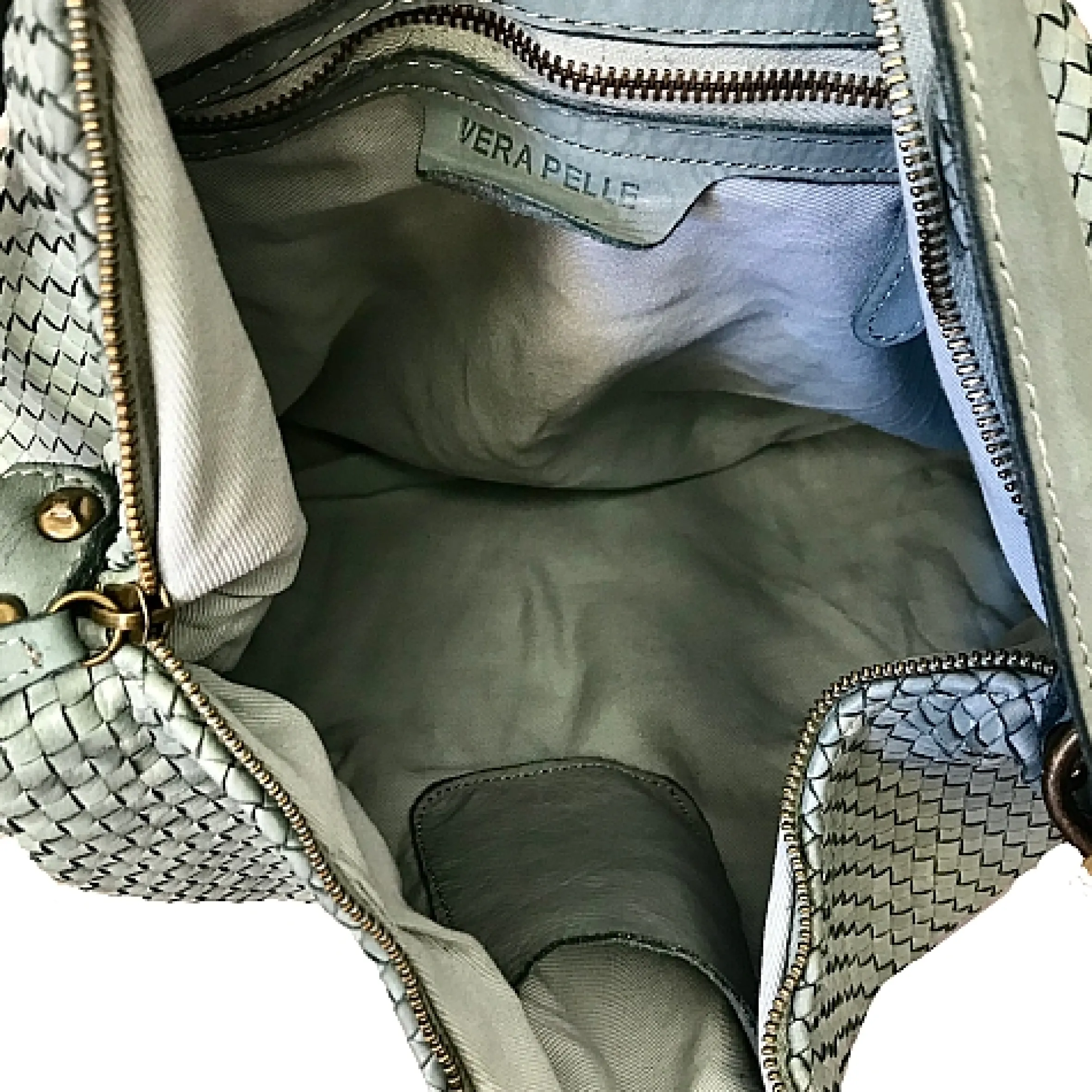 Scarpe di Maremma Borsa Artigianale Azzurra*Donna Borse Morbide