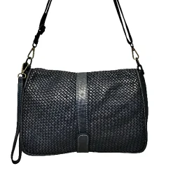 Scarpe di Maremma Borsa Artigianale Con Pelle Intrecciata*Donna Borse Morbide