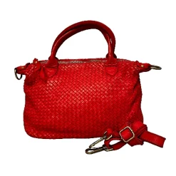 Scarpe di Maremma Borsa Artigianale In Pelle Intrecciata*Donna Borse Morbide