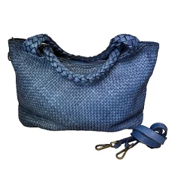 Scarpe di Maremma Borsa Artigianale In Pelle Intrecciata*Donna Borse Morbide