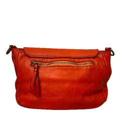 Scarpe di Maremma Borsa Artigianale In Pelle Lavata Con Tracolla*Donna Borse Morbide