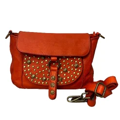 Scarpe di Maremma Borsa Artigianale In Pelle Lavata Con Tracolla*Donna Borse Morbide