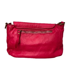 Scarpe di Maremma Borsa Artigianale In Pelle Lavata Con Tracolla*Donna Borse Morbide