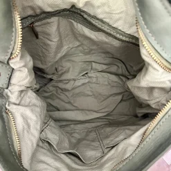Scarpe di Maremma Borsa Artigianale In Pelle Effetto Trapuntato Cucito*Donna Borse Morbide