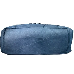 Scarpe di Maremma Borsa Artigianale In Pelle Effetto Trapuntato Cucito*Donna Borse Morbide