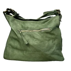 Scarpe di Maremma Borsa Artigianale In Pelle Effetto Trapuntato Cucito*Donna Borse Morbide