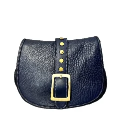 Scarpe di Maremma Borsa Artigianale In Pelle Lavata Con Fibbia*Donna Borse Morbide