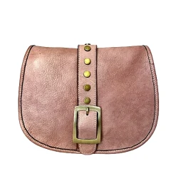 Scarpe di Maremma Borsa Artigianale In Pelle Lavata Con Fibbia*Donna Borse Morbide