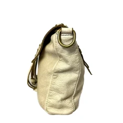 Scarpe di Maremma Borsa Artigianale In Pelle Lavata Con Treccia*Donna Borse Morbide
