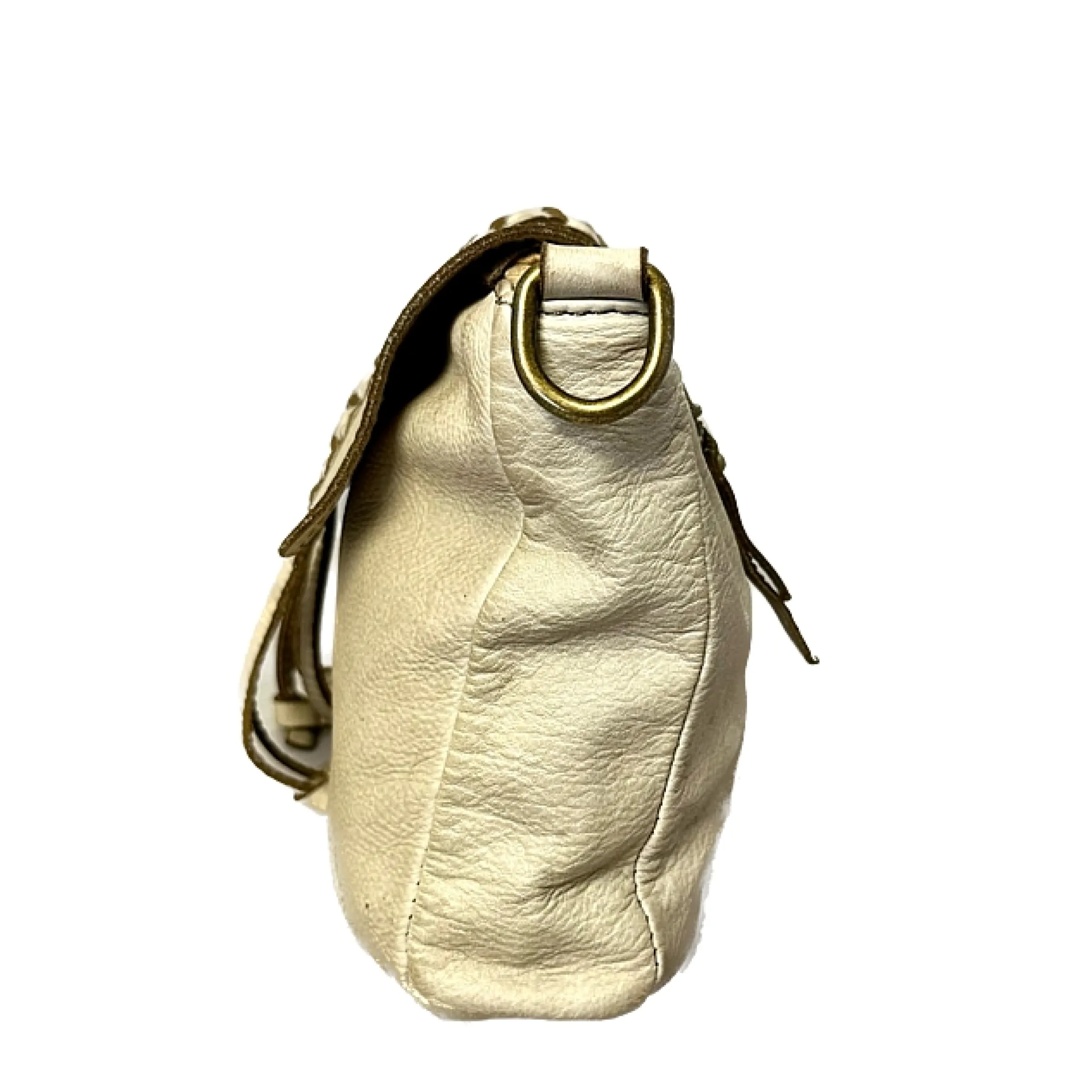 Scarpe di Maremma Borsa Artigianale In Pelle Lavata Con Treccia*Donna Borse Morbide