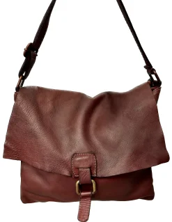 Scarpe di Maremma Borsa Artigianale In Pelle Con Tracolla*Donna Borse Morbide