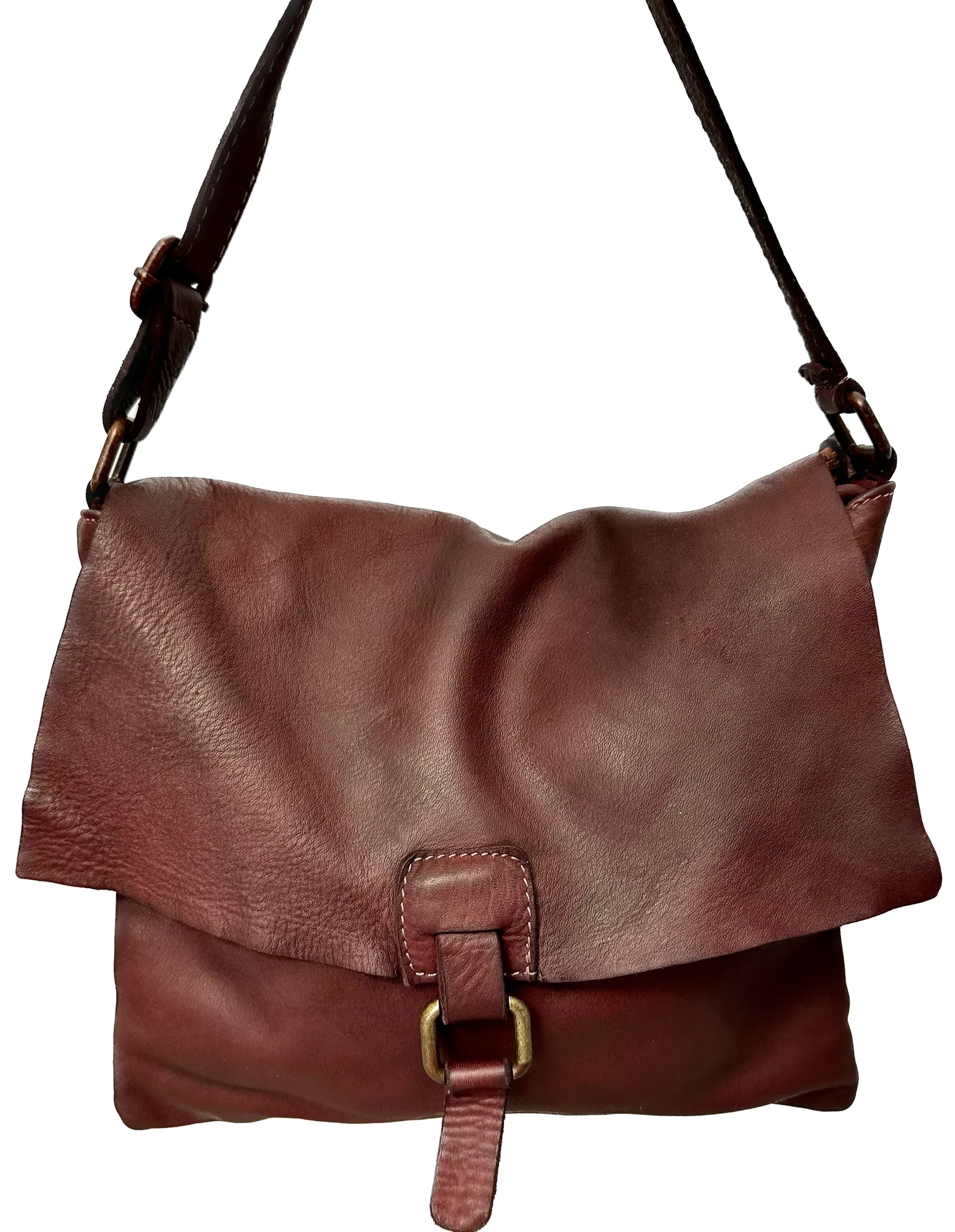 Scarpe di Maremma Borsa Artigianale In Pelle Con Tracolla*Donna Borse Morbide