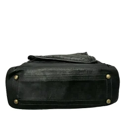 Scarpe di Maremma Borsa Artigianale In Pelle Lavata Con 3 Scomparti*Donna Borse Morbide
